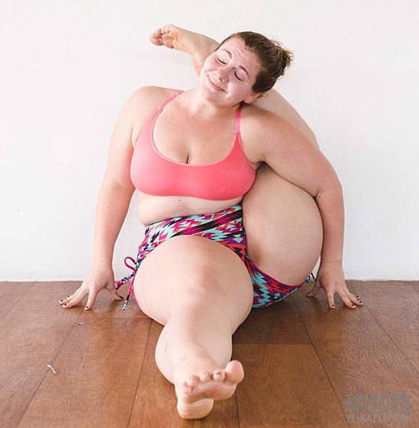美国胖姑娘瑜伽图2